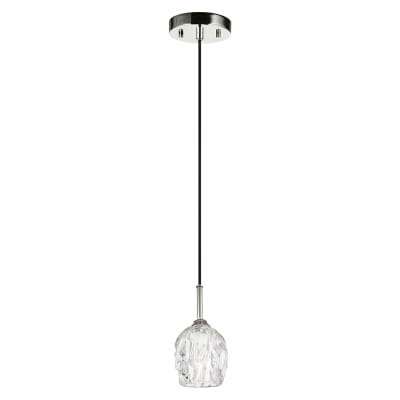 Suspension en verre nickel poli