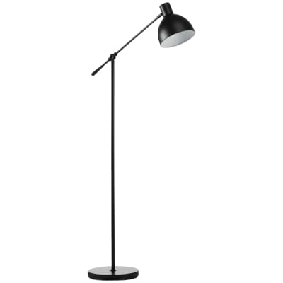 Lampadaire sur pied salon réglable hauteur noir