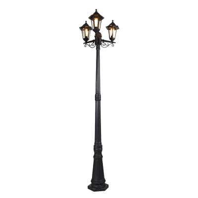 Lanterne classique noire 3 lumières