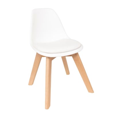Chaise enfant blanc 38,5x55x31 cm