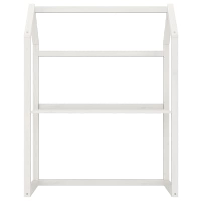 Bureau enfant évolutif montessori en bois massif, blanc