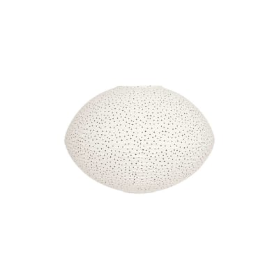 Abat-jour blanc en papier Ø44xH31cm