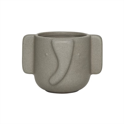 Pot en grès H9x13x9.6cm