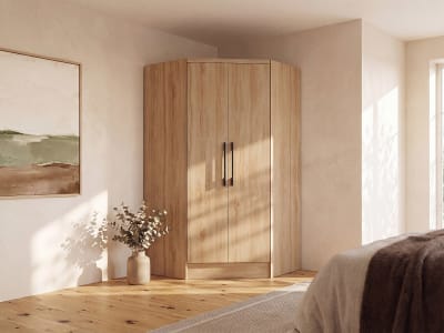 Armoire panneau de particule naturel clair