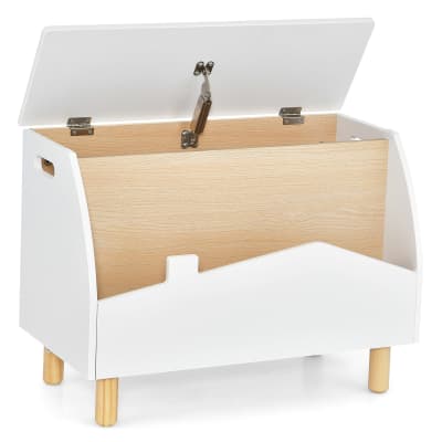 Coffres à jouets pour enfants boîte de rangement blanc 60x33x37,5 cm