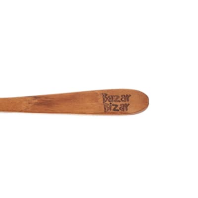 Cuillère à glace bois de teck marron 13x2x2cm