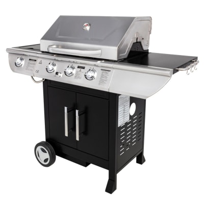 Barbecue à gaz 3 brûleurs + réchaud latéral Somagic BALTIMORE