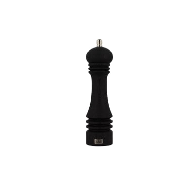 Moulin à poivre en bois de hêtre recyclé noir 23cm