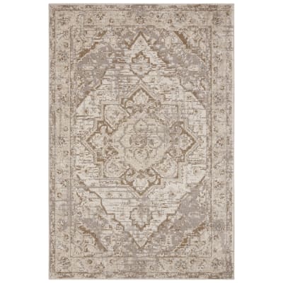 Tapis vintage oriental rania beige 160x235cm