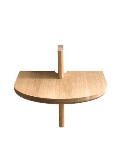 Morphée 1 - Étagère de chevet en chêne (made in France)