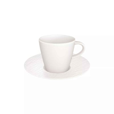 MANUFACT.ROCK BLANC*SOUS-TASSE MOKA 12CM*N
