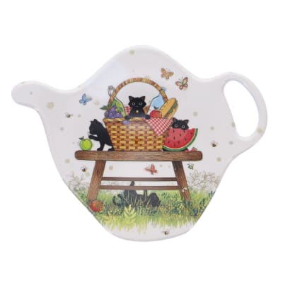 Soucoupe pour sachet de thé en mélamine
