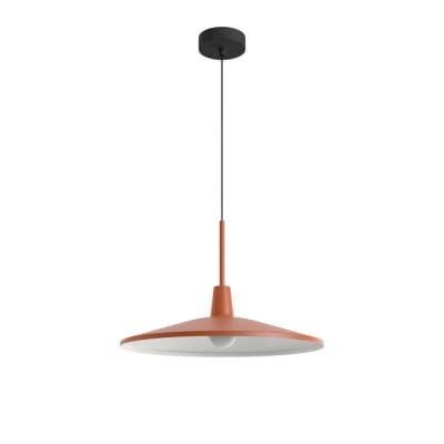 Suspension cuisine métal terracotta