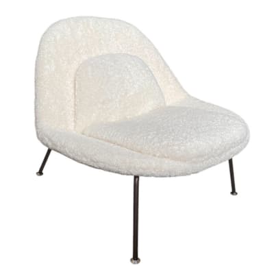 Fauteuil en fourrure synthétique