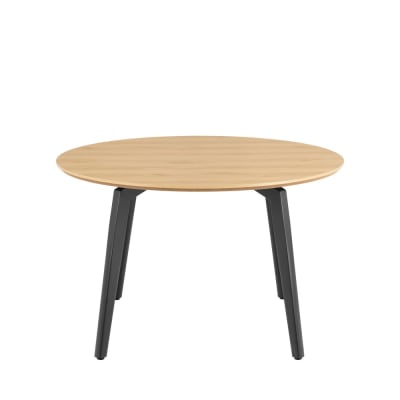 Table à manger 4 personnes ronde en bois ø120cm - bois clair