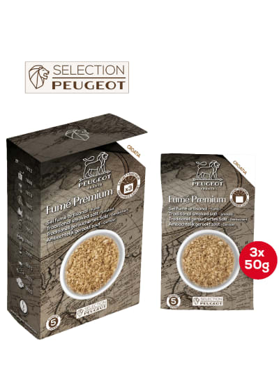 Fumé premium sel fumé artisanal, 150g - 3 sachets fraîcheur de 50g