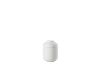 Pot en grès 9cm blanc