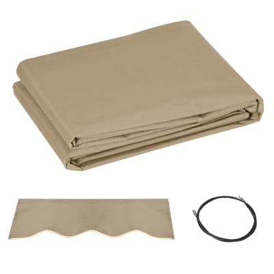 Toile de rechange store banne anti-uv polyester beige