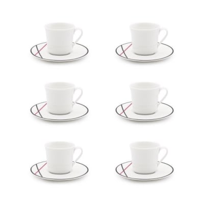 Coffret 6 services à café bistrot