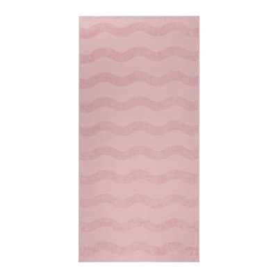 Serviette Plage Piscine Coton 90x180cm Rose