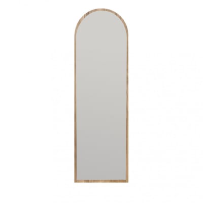 Miroir sur pieds en bois 50x160cm - bois foncé