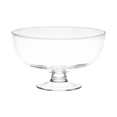 Coupe sur pied lady 15x26  cm transparent / cristal en verre