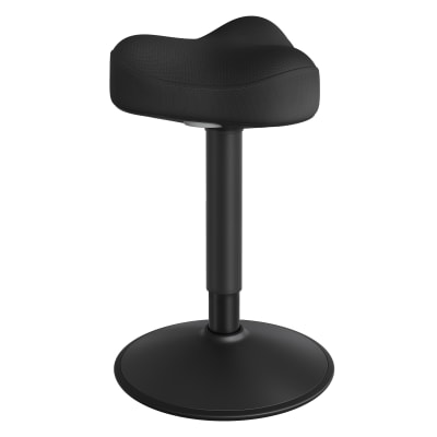 Tabouret debout inclinable à 360 réglable noir