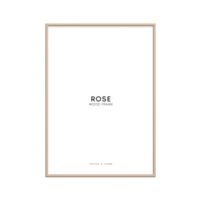 Cadre en bois rose en acrylique - A2