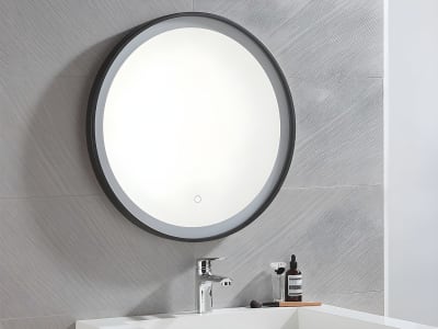 Miroir de salle de bain verre miroir noir