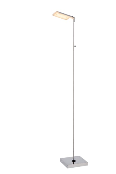 Lampadaire métal chromé