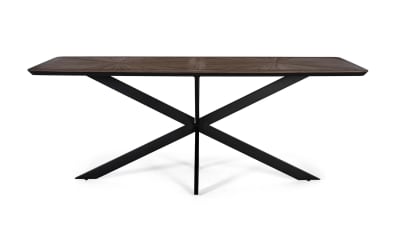 Table à manger en bois de teck recyclé 200 cm