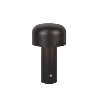 Rekow - lampe de table led en métal, coloris noir, l 22 cm, max. 2 w