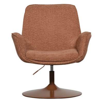 Fauteuil réglable en hauteur en polyester recyclé orange