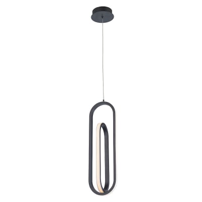 Suspension	Aluminium, Acier, Acrylique blanc	Noir Mat