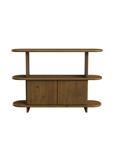 Buffet en sapin marron 120 cm