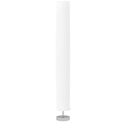 Lampadaire 40 w interrupteur à pied en métal blanc