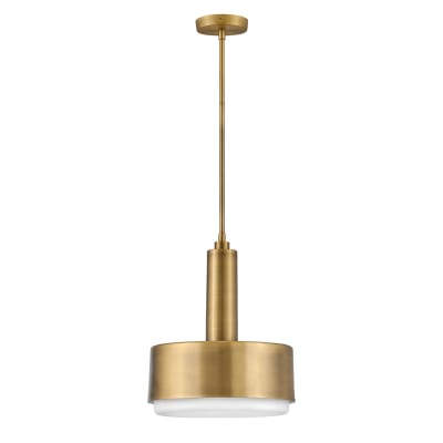 Suspension Medium 2 Lumières	Acier, Verre Opalin