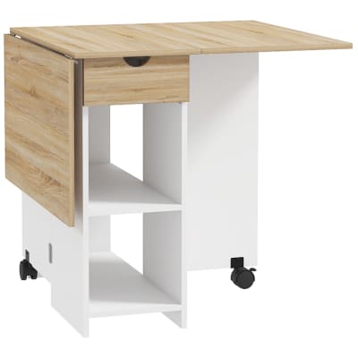 Table pliante extensible chêne chêne