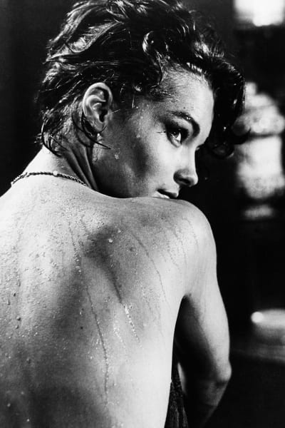 Photo célébrité romy schneider intime imprimé sur toile 40x60 cm