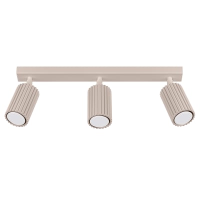 Plafonnier Aluminium Taupe GU10 3 Karbon