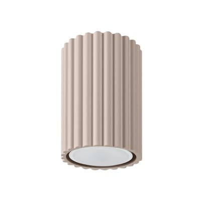 Plafonnier Aluminium Taupe GU10 1 Karbon