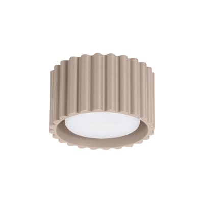 Plafonnier Aluminium Taupe Gx53 1 Aura