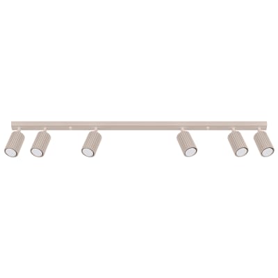 Plafonnier Aluminium Taupe GU10 6 Karbon