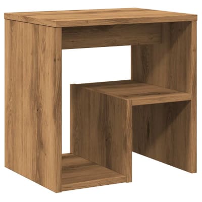 Table de chevet bois transformé acajou marron  40 x 30 x 40 cm