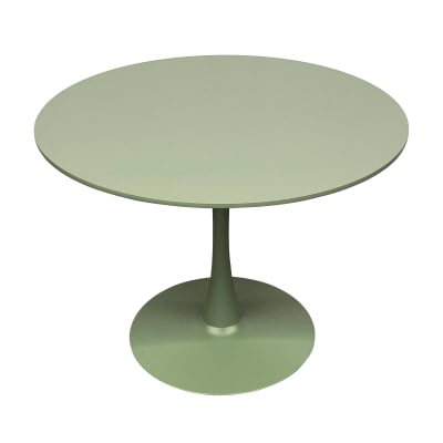 Table à manger ronde 4 personnes d100 cm vert