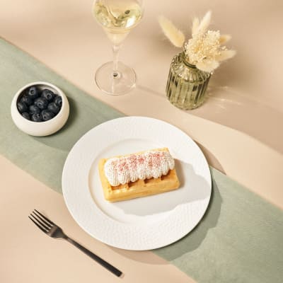 Lot de 4 cuillères moka et 4 fourchettes à gâteau