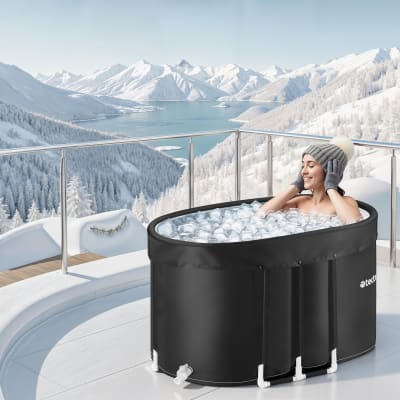 Baignoire à glace avec isolation triple et cadre en aluminium