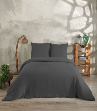 Parure de lit 2 personne 200x200 cm gaze de coton
