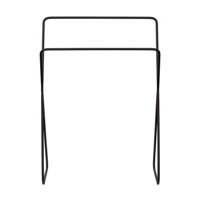 Porte-serviettes double carré en métal, 85 x 60 x 30 cm