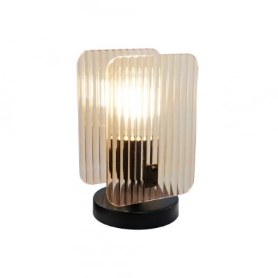 Lampe en verre & métal